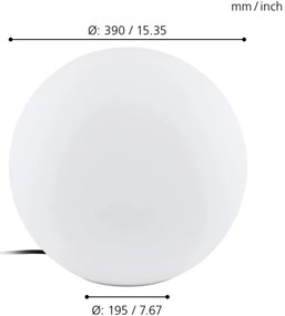 Eglo 98106 - LED RGBW kültéri lámpa MONTEROLO-C 1xLED/9W/230V IP65 ?390