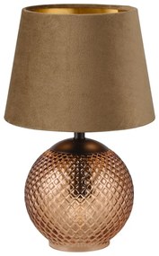 Bronzszínű asztali lámpa (magasság 29 cm) Jonna – Trio