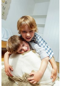 Zöld-krémszínű gyerek babzsákfotel World Map – Lorena Canals