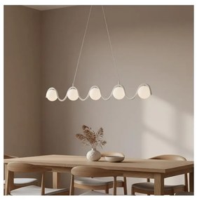 Kábelcsillár SINUS 5xG9/8W/230V fehér