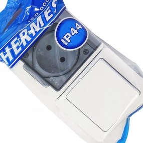 Aljzat szimpla hermetikus falra szerelhető kapcsoló