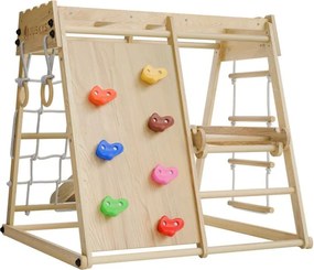 Többfunkciós beltéri játszótér csúszdával