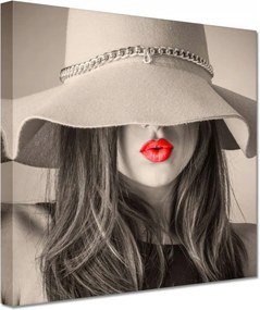 Festmények 20x20 Stílusos lány