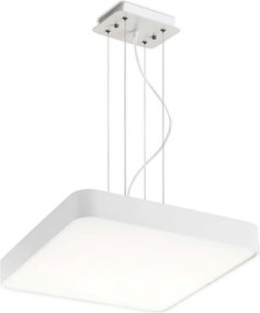 RENDL MENSA SQ 48 závěsná bílá 230V LED 56W 3000K