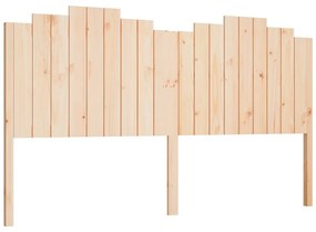 tömör fenyőfa ágyfejtámla 186x4x110 cm
