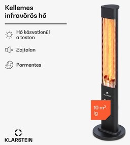 Blumfeldt Heat Guru Plus, kültéri sugárzó fűtőtest, 1200 W, 3 hőfokozat, távirányítóval