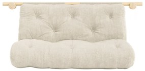 Krémszínű kordbársony kinyitható kanapé 135 cm Hooked – Karup Design