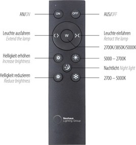 Paul Neuhaus modern függeszték pure-moto szürke pln2525-15