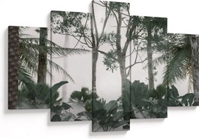 Kép - dzsungel a reggeli ködben (150x105 cm)