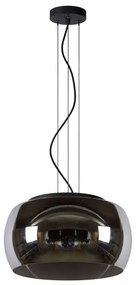 Lucide 45401/40/65 - Csillár zsinóron OLIVIA 3xE27/40W/230V átm. 40 cm fekete