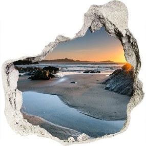 3d-s lyuk vizuális effektusok matrica Rocks a tengerparton nd-p-64210994