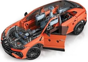 Lamborghini Urus SE Mechanics sportautó Clementoni