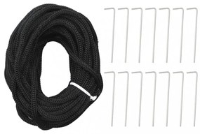karácsonyfa zászlórúdon 1134 színes LED-del 800 cm
