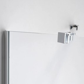 Stuxi Bari 70x80 aszimmetrikus nyílóajtós zuhanykabin 6 mm vízlepergető biztonsági üveggel, króm