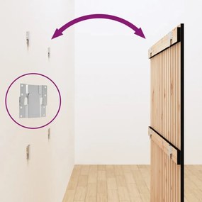 fekete tömör fenyőfa fali fejtámla 108 x 3 x 110 cm