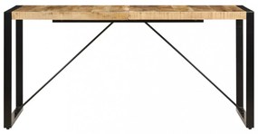 tömör mangófa étkezőasztal 160 x 80 x 75 cm