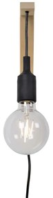 Lucide 08208/01/30 - Fali lámpa FIX WALL 1xE27/60W/230V fekete