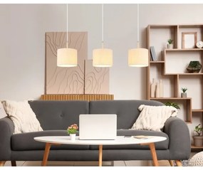 Globo 15968-3H - DELEON kábeles csillár 3xE27/40W/230V