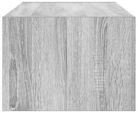 TV szekrény LED világítással szürke sonoma 100X35,5x25 cm