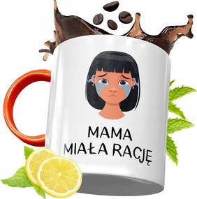 Narancssárga Bögre Anyukáknak Anyák Napjára fényképes nyomattal