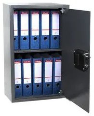 Bútorszéf elektronikus zárral, számbillentyűzettel és nyitókarral, 750 x 450 x 400 mm