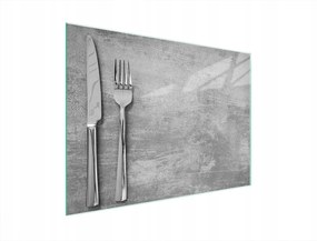 Üveg Vágódeszka 40x30 Evőeszköz Edzett Üveg