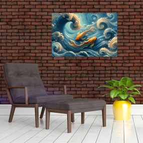 Kép - Aranyhalak (90x60 cm)