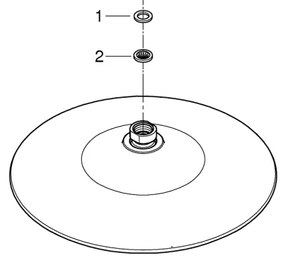 GROHE 26457000 - EUPHORIA 260 mm zuhanyfej, fényes króm