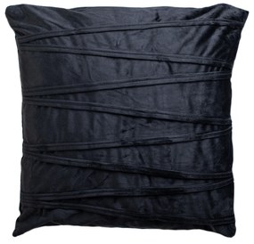 Dekoratív lepedő 45x45cm Alles fekete TiaHome