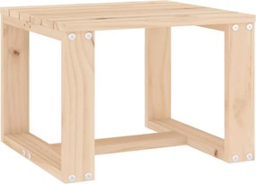 vidaXL kerti tömör fenyőfa kisasztal 40x38x28,5 cm