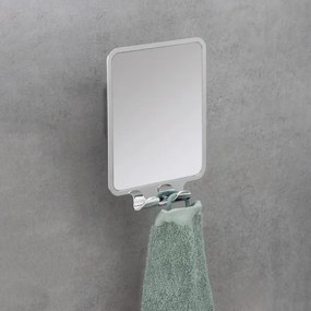 WENKO 22693100 - Kozmetikai tükör VACUUM-LOC QUADRO ED 14x19,5 cm, fényes króm