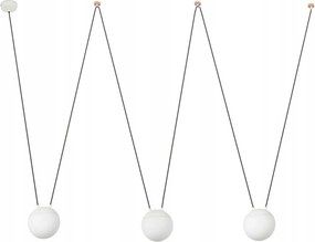 Faro Mine Glass Space 3L függeszték fehér, változtatható beépítési lehetőséggel, E27,