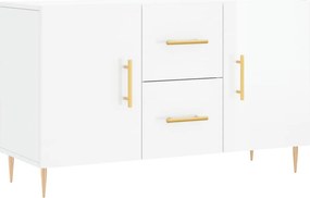 vidaXL magasfényű fehér szerelt fa tálalószekrény 100 x 36 x 60 cm