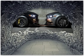 Poszterek 90x60 Face to face Mustang