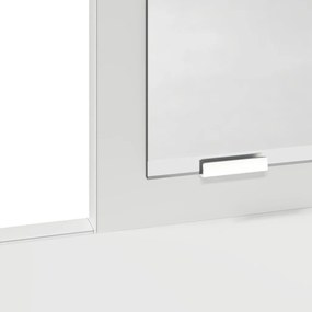 Sminkasztal Fiókokkal Fehér 100x41x140 cm