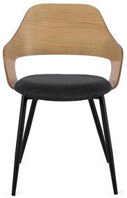 Étkezőszék Aranytölgy/Fekete Színben. ORBI