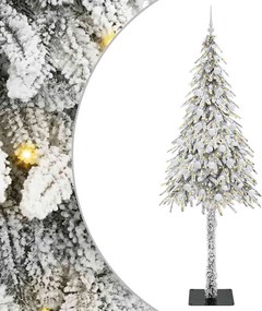vidaXL Karácsonyfa 300 LED-del állvánnyal Fehér 210 cm PE és Acél