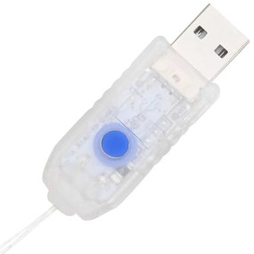 Koszorú 150 LED-del Meleg fehér 120 cm Akril