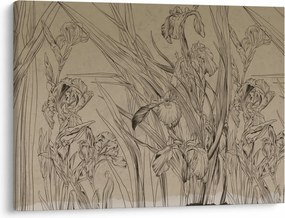 Kép - A növények körvonalai (70x50 cm)