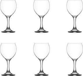 6 részes magas üveg pohár szett 210 ml