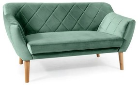 Karo II kanapé, kétüléses, zöld