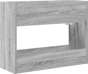 vidaXL Napernyő Állvány Szürke Sonoma 65 x 24 x 50 cm Faanyag