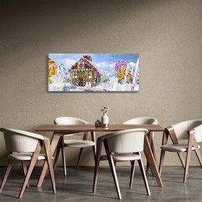 Kép - mézeskalács ház (120x50 cm)