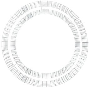 horganyzott vas gabion tűzrakó Ø 100 cm