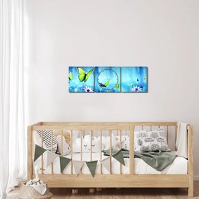 Kép - Misztikus erdei tisztás (órával) (90x30 cm)