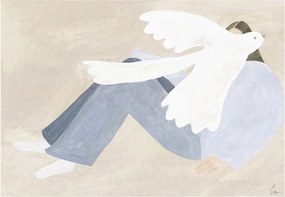 Poszter 70x50 cm Bright Bird – Clara Schicketanz – The Poster Club