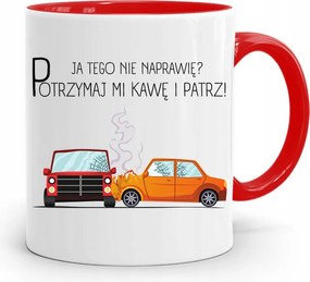 Piros Bögre Szerelőnek Én Ezt Nem Tudom Megjavítani? fényképes nyomattal