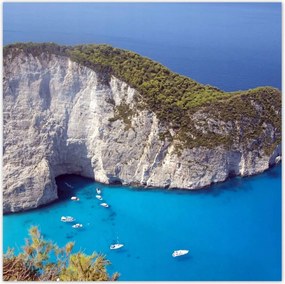 Poszterek 100x100 Napsütéses nap a tengerparton