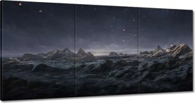 Festmények 180x90 Éjszakai csodálatos hegyek