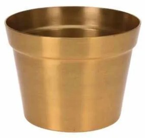 Bende fém kaspó szál csiszolt réz 12cm - Raktáron